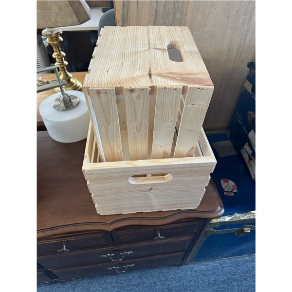 Wood crates