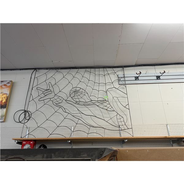 Spider man metal art