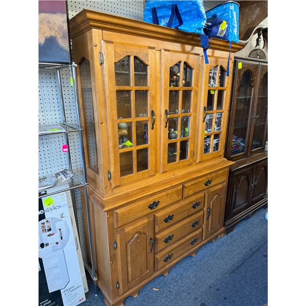 China cabinet (cabinet only) 54x17.5x72 tall