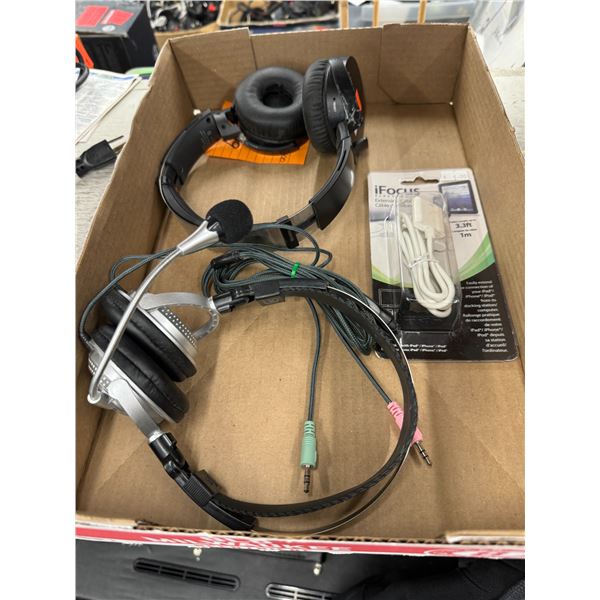 Headphones and cable