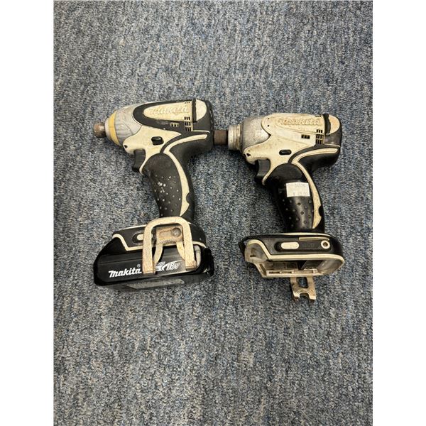 Makita drills 1 battery