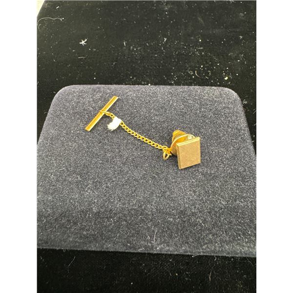 14k gold tie clip 3.3g