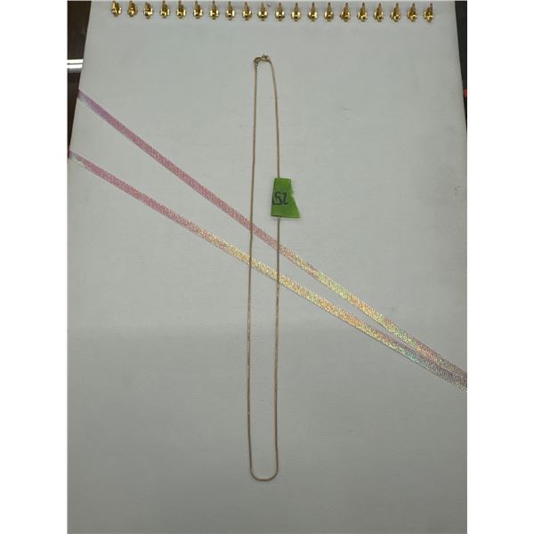 10k 20.5" necklace 3.2g