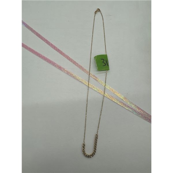 9k 18" necklace 1.5g