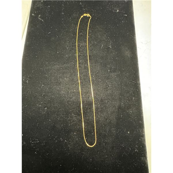 10k 18" necklace 1.9g