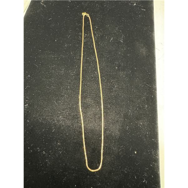 10k 16" necklace 3.2g