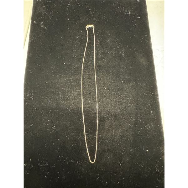 10k 16" necklace 1.3g