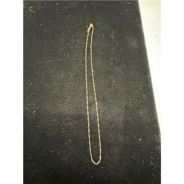 10k 14" necklace