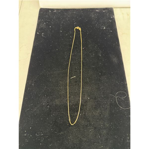 14k 17" necklace 1.5g