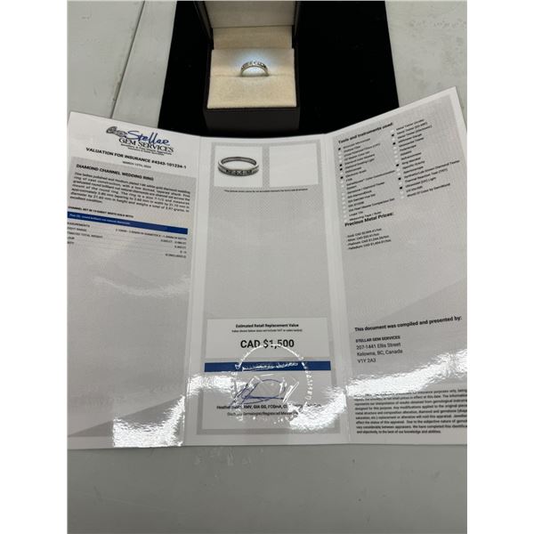 14k diamond ring with appraisal 3.97g