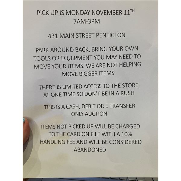 PICK UP PLEASE READ