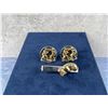 Image 2 : Towncraft Boxing Cufflinks Tie Bar Set