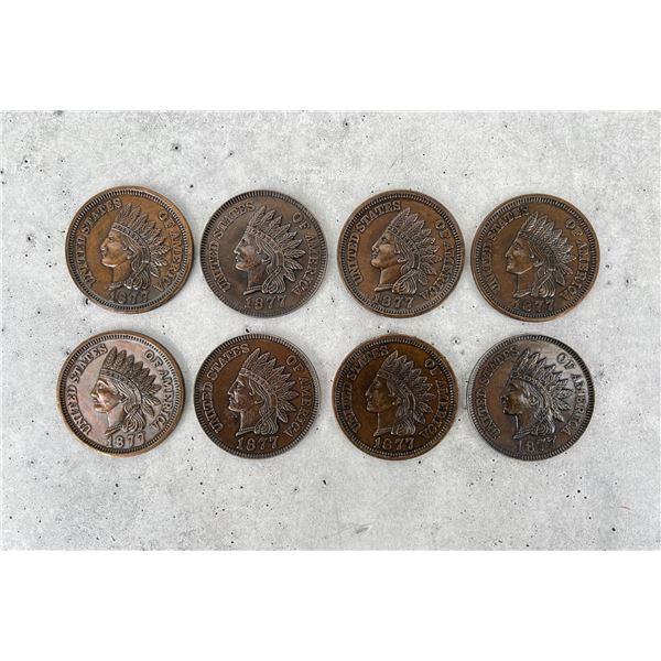 Collection of Oversized Indian Head Pennies