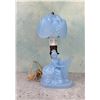 Image 2 : Depression Glass Boudoir Harp Player Lamp