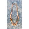 Image 3 : Art Deco Pink Glass Flower Flapper Necklace