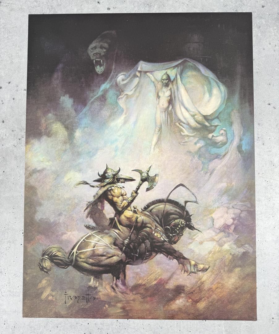 Vintage Frank Frazetta Print The Apparition