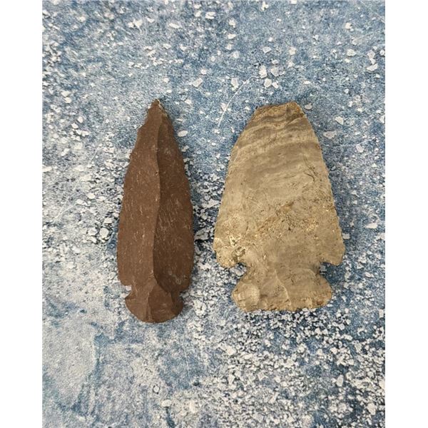 Ancient Native American Indian Arrowheads