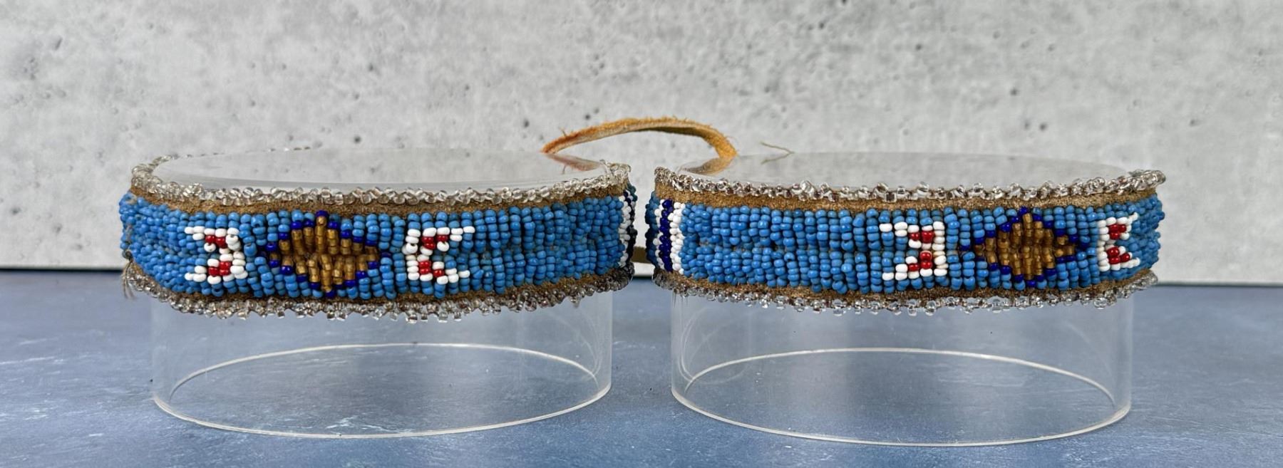 Native Garters Antique Native American Indian Beaded Garters