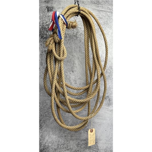 Will Rogers Personally Owned Riata Lariat Rope