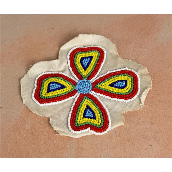 Native American Indian Beaded Medallion
