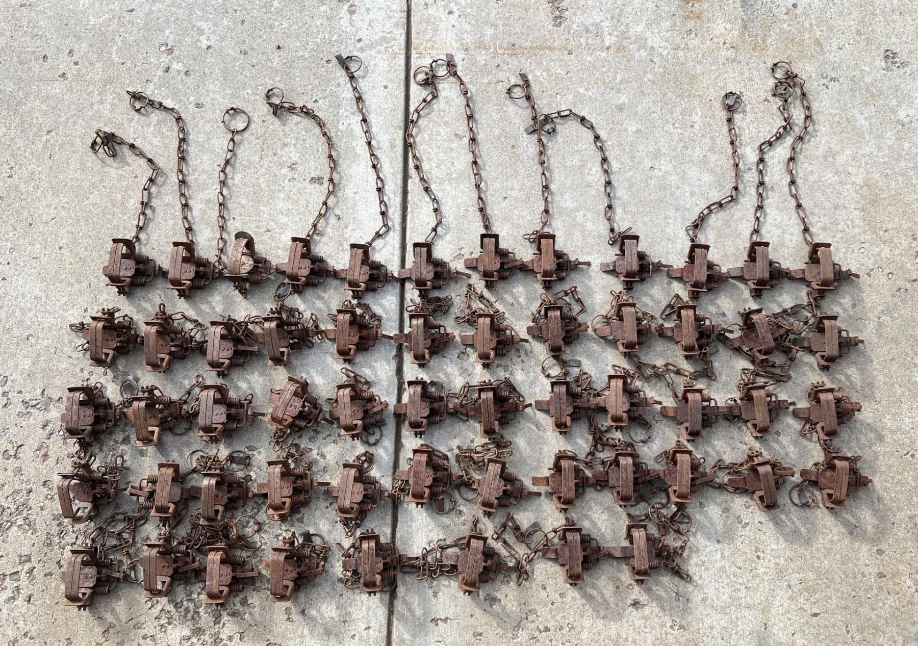 Large Collection of Double Spring Jump Traps