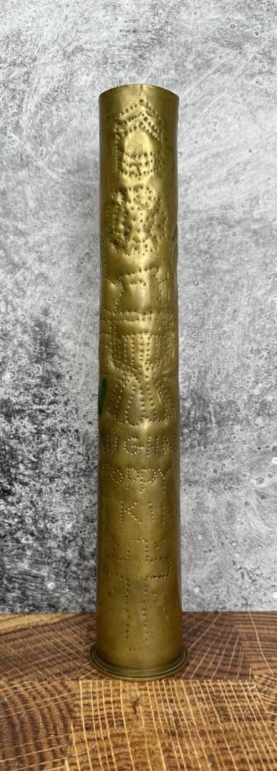 WW2 US Army Identified Soldier Trench Art Shell
