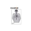 Image 1 : Champion Law Enforcement Anatomy Paper Target Bulk Pack, 23" x 36", 100 Pack