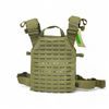 Image 1 : Body Armor Plate Carrier, Tan with Front and Back Hard Plates, Size: Medium