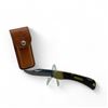 Image 1 : Schrade 3-1/2" Folding Blade Knife with Leather Sheath