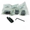 Image 1 : Rail Mounted Sling Swivel Stud Bipod Adapter X 4 Qty