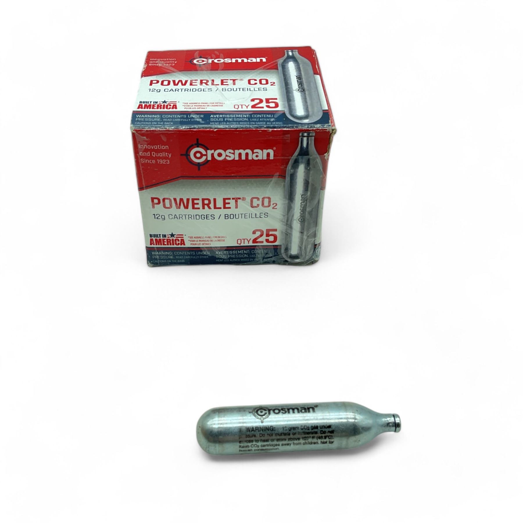 Crosman 12g CO2 Cartridge (5-Pack) - 0000008373 Crosman 12g CO2 Cartridge (5-Pack) - 0000008373
