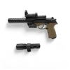 Image 2 : Beretta PX4 Storm Recon CO2 Blowback .177 Caliber BB/Pellet Pistol 400 FPS With Light And Optic