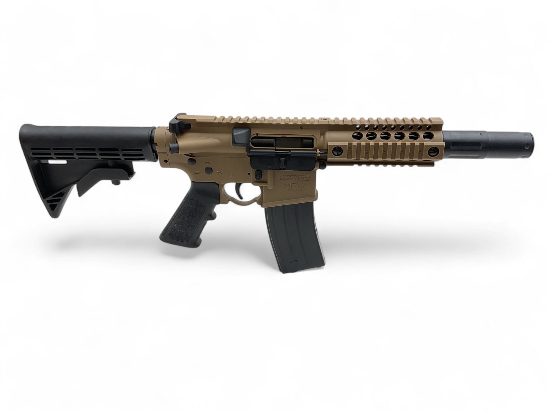 Crossman Bushmaster MPW Full Auto CO2 .177 Caliber BB Rifle With Red ...