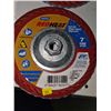 Image 3 : Norton RedHeat Flap Disc Quick Trim X 5/8-11 119040872 Grit 60 Ceramic T27 x's 5