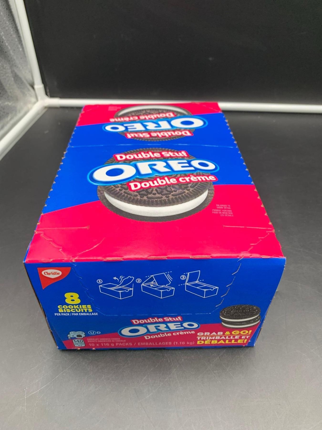 Oreo Less Stuff Oreo Double Stuff Chocolate Sandwich Cookies (10 x 116g)