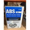 Image 1 : Schwartz ABS Y2 Yellow Solvent Cement 3.78L