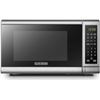 Image 1 : BLACK+DECKER EM720CB7 Digital Microwave Oven with Turntable Push-Button Door, Child Safety Lock, 700