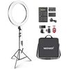 Image 1 : NEEWER Ring Light RP20-B 20 inch LED with Stand and Phone Holder, 44W 3200K-5600K with Battery/DC Po