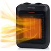 Image 1 : Portable Electric Space Heater 1500W/750W, Ceramic Room Heater with Tip-Over and Overheat Protection