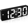 Image 1 : Digital Alarm Clock, LED Clock for Bedroom, Electronic Desktop Clock with Adjustable Brightness, Voi