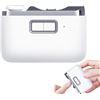 Image 1 : Electric Nail Clippers, 2-in-1 Fingernail Clippers 2 Speeds with File, Rechargeable Nail Trimmer wit