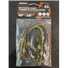 Image 2 : Lot of 3 Mini Bungee Cords 10" 4 pack