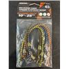 Image 2 : Lot of 3 Mini Bungee Cords 10" 4 pack
