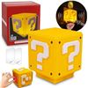Image 1 : Cofeymera Super Bros-Mini Question Block Night Light,Bedside Lamp, Desklamp for Kids and Fans, Birth