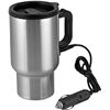Image 1 : 12V Car Heating Cup Car Heated Mug, 450ml Stainless Steel Travel Electric Coffee Cup 14oz. Insulated