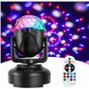 Image 1 : Disco Ball, 12 RGBW Colors Automatic Rotating and Manually Adjustable Disco Ball, USB Light Show wit