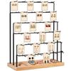 Image 1 : Jewelry Display Rack Rustic Brown