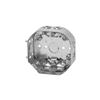 Image 1 : Iberville Pro-Pak Octagonal Box 1 1/2" Depth 15 Cu.In Volume 1/2" Knockouts