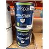 Image 1 : Valspar Signature Interior Paint + Primer Flat 2 x 3.48L