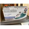 Image 2 : Black+Decker Lightweight Steam Iron, 1200 Watt Clothing Iron, Teal, IR0820C